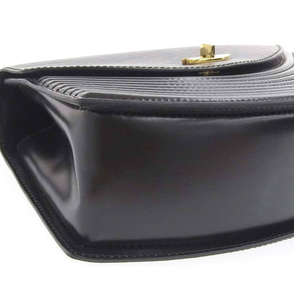 Louis Vuitton Epi Tilsit Vintage Handbag Noir Black M52482