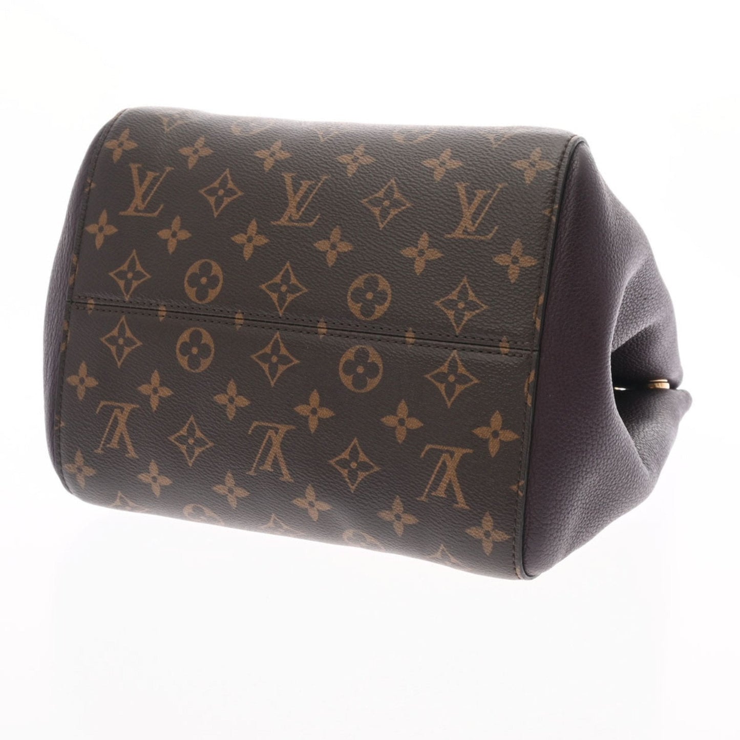 LOUIS VUITTON Monogram Fold Tote PM Noir Wine M45389 Women's Canvas Bag