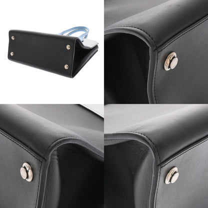 LOUIS VUITTON City Steamer MM Black Gray Blue M42435 Ladies Calf Bag