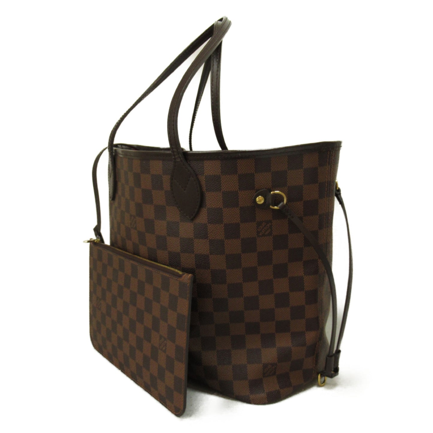 LOUIS VUITTON Neverfull MM Brown Ebene Damier PVC coated canvas N41358
