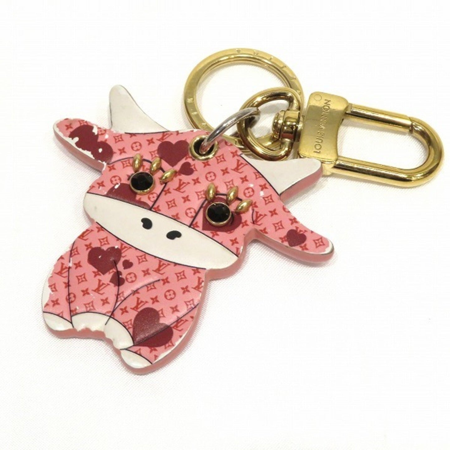 LOUIS VUITTON Monogram Porto Cle LV Rodeo M80243 Charm Brand Accessory Key Ring Keychain Ladies