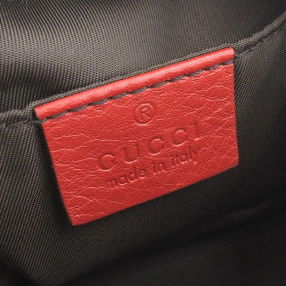 Gucci Bag Ladies Pouch GG Canvas Brown Red 282663