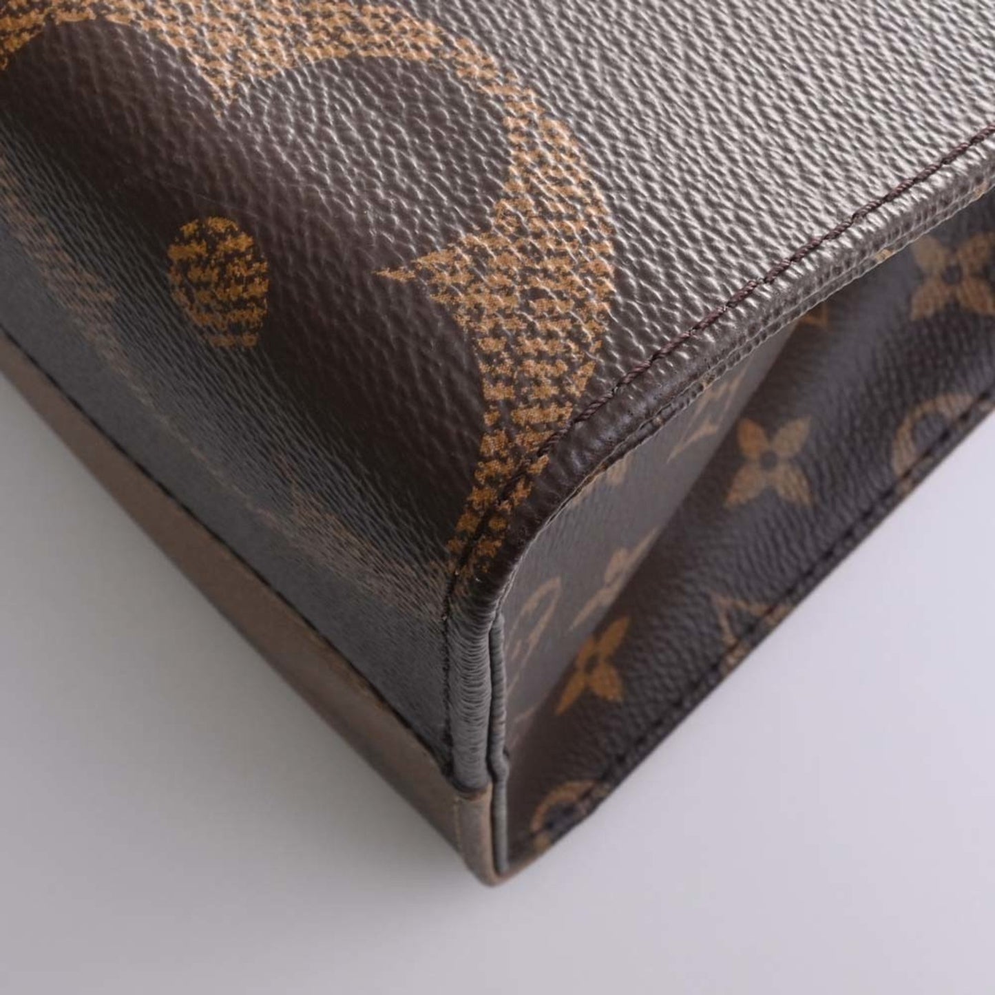 LOUIS VUITTON Monogram Giant Reverse On the Go MM Handbag M45321 Brown Women's