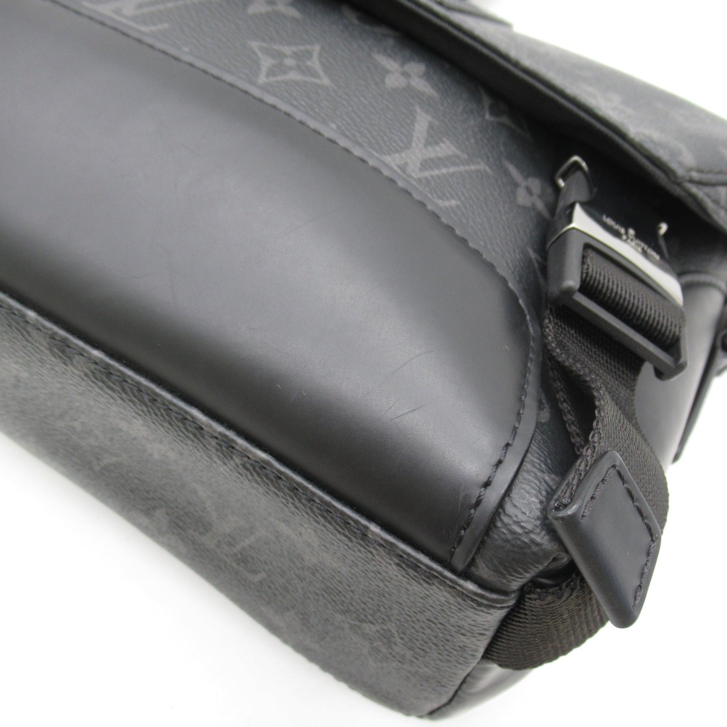 LOUIS VUITTON Messenger voyage PM Black Monogram eclipse PVC coated canvas M40511