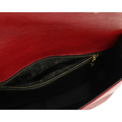 Louis Vuitton Epi Sun Crew Shoulder Bag Leather Castilian Red M52197