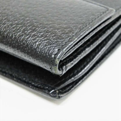 Gucci long wallet W 035 1408 2150 GUCCI leather black