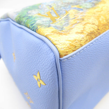 LOUIS VUITTON van gogh speedy 30 Blue PVC coated canvas Masters collection M43314
