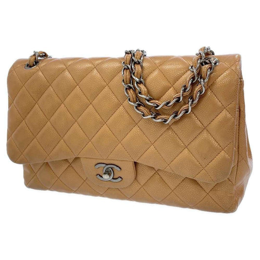 Chanel Chain Shoulder Bag Coco Mark Matelasse 30 Caviar Skin A58600 CHANEL