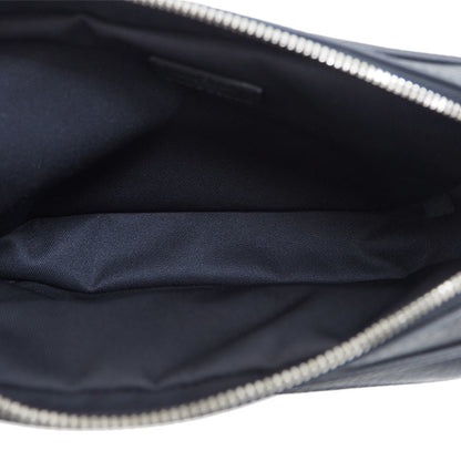 Louis Vuitton Bumback Outdoor Body Bag Taiga Black M33438 Waist Pouch Men's