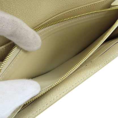 LOUIS VUITTON N63208 Portefeuille Sarah Damier Azur Long Wallet Canvas Women's