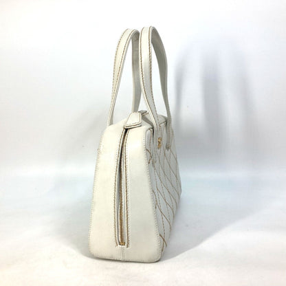 Chanel Mini Leather White Shoulder Bag