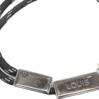 LOUIS VUITTON/ MP2231 LV Satellite Logo Bracelet Black Unisex