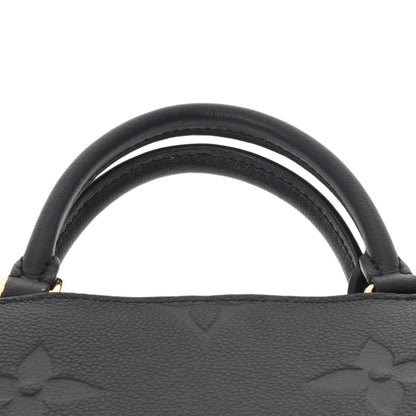LOUIS VUITTON Monogram Emplant Petit Palais PM Noir M58916 Women's Bag