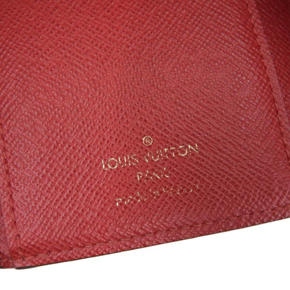 LOUIS VUITTON Damier Portefeuille Victorine Trifold Wallet Ebene N41659