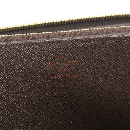 Louis Vuitton Damier Ebene Zippy Wallet Round Zipper Long N41661