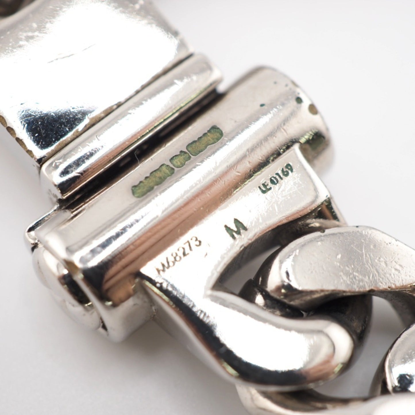 LOUIS VUITTON M68273 Bracelet LV Chain Links M Silver Men's