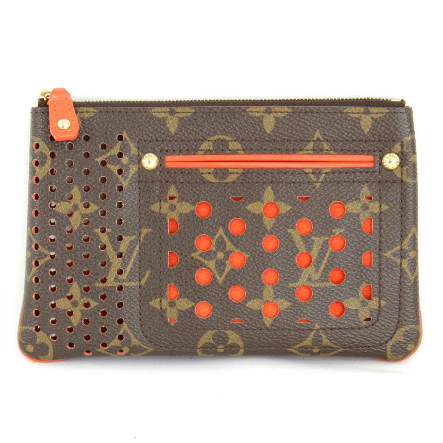 LOUIS VUITTON Pochette Plat M95187 Pouch Monogram Perfo Women's