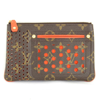 LOUIS VUITTON Pochette Plat M95187 Pouch Monogram Perfo Women's