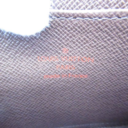 LOUIS VUITTON Zippy Coin Purse Coin Pocket Brown Ebene Damier PVC coated canvas N63070