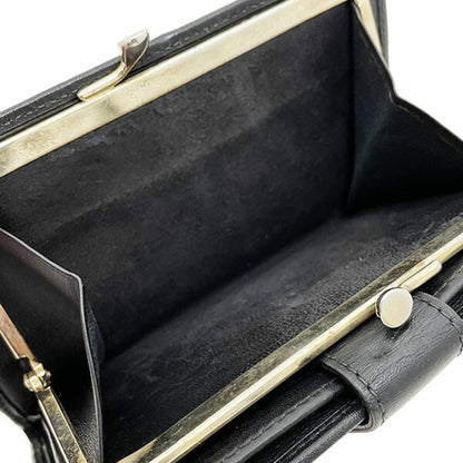Gucci Purse Old Leather Black 035 327 GUCCI Bi-Fold