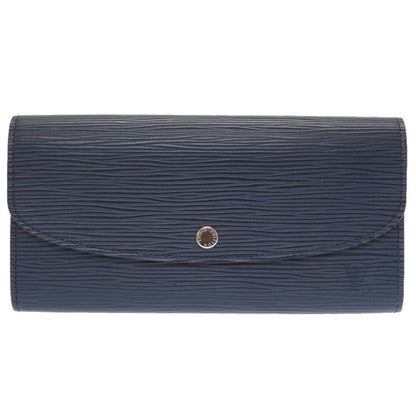 Louis Vuitton Epi Portefeuille Emily M60854 Leather Andigo Blue Long Wallet