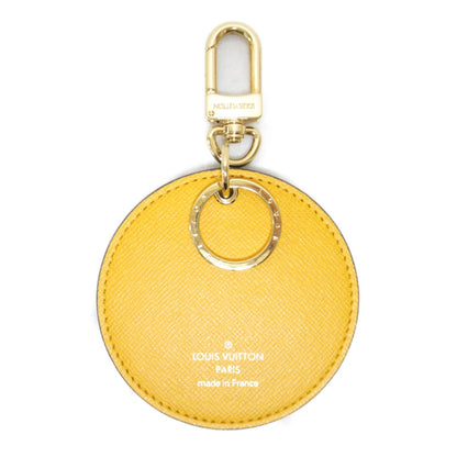 LOUIS VUITTON Porto Craie Ilustre New York City Keychain Brown Monogram PVC coated canvas M00873