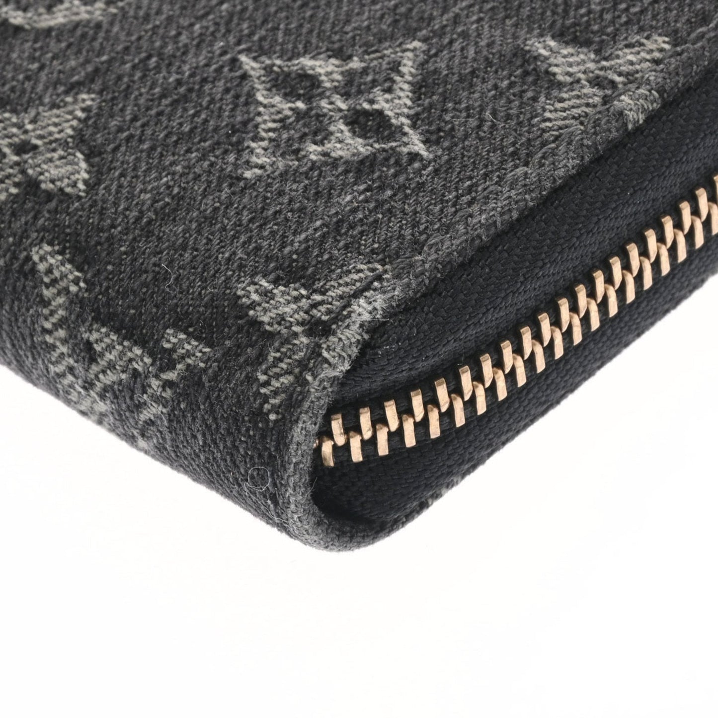 LOUIS VUITTON Monogram Zippy Black M95614 Unisex Long Wallet