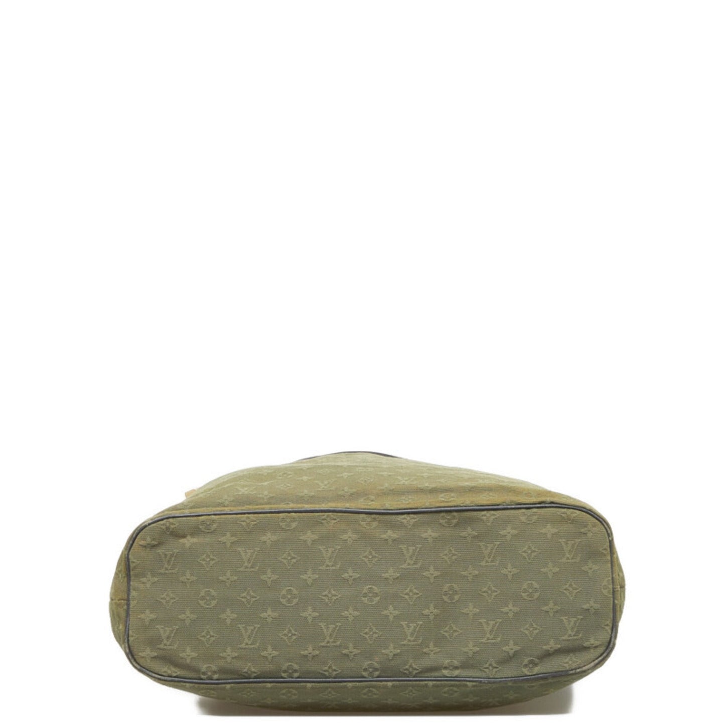 LOUIS VUITTON Monogram Lucile GM Tote Bag Shoulder M92681 Green Dark Brown Canvas Leather Women's
