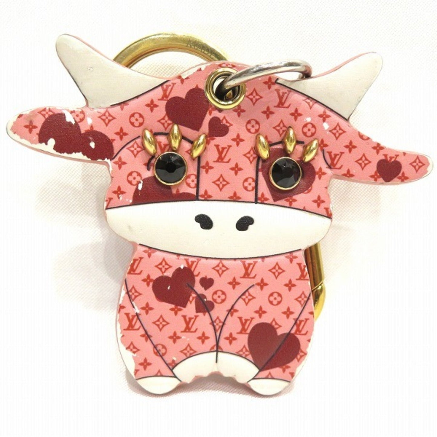 LOUIS VUITTON Monogram Porto Cle LV Rodeo M80243 Charm Brand Accessory Key Ring Keychain Ladies
