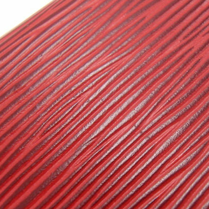 Louis Vuitton Bifold Clasp Long Wallet Epi Continental Viennois M63257 Castilian Red Ladies LOUIS VUITTON