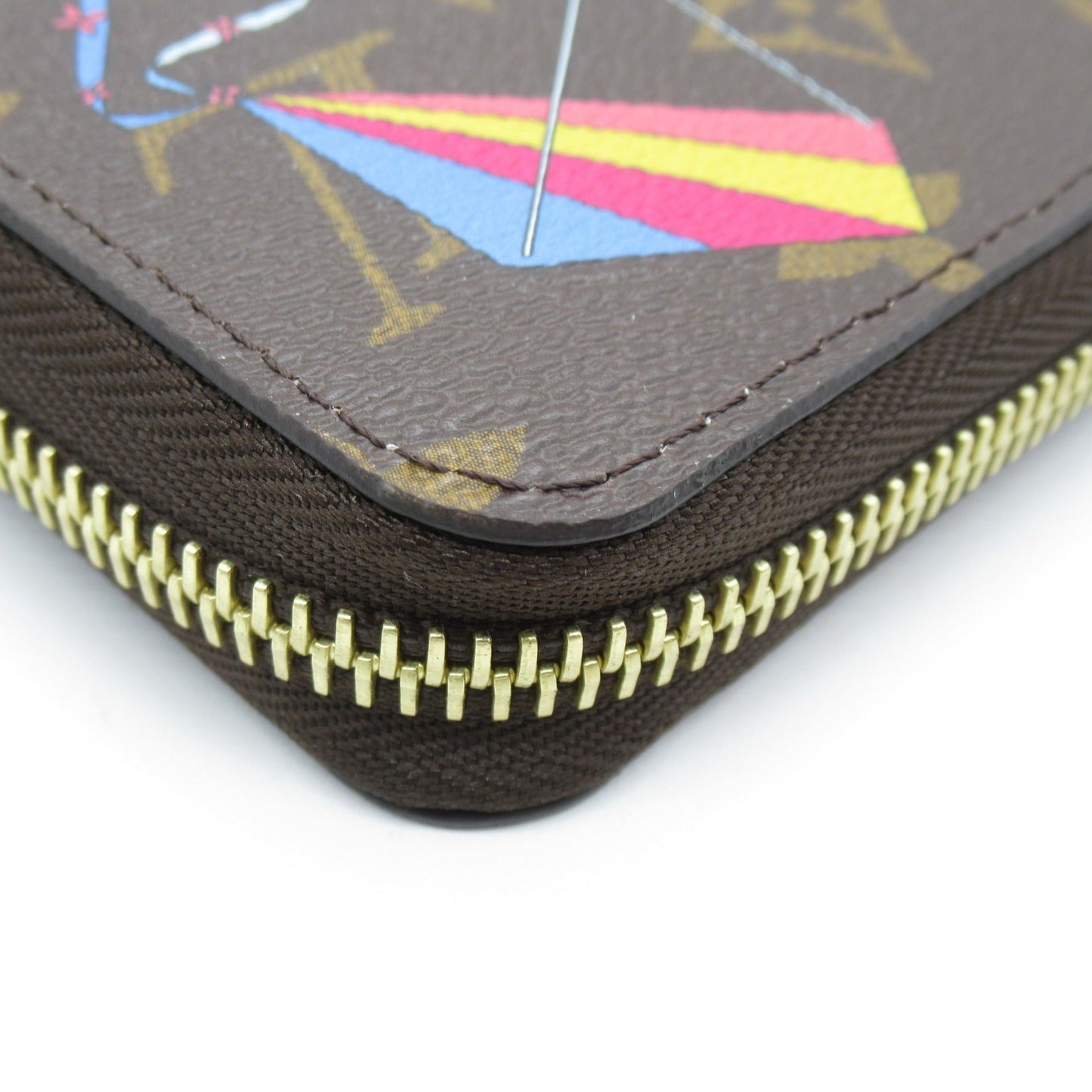 LOUIS VUITTON Zippy Wallet Japan Only Brown Rose valerine PVC coated canvas Monogram Vivienne M69054
