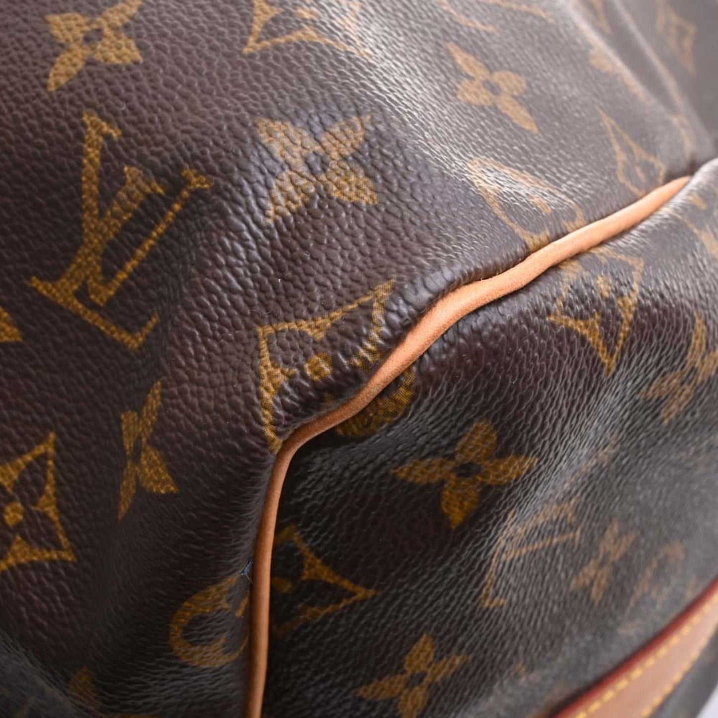 LOUIS VUITTON Monogram Keepall Bandouliere 55 Handbag Boston Bag M41414 Brown Women's