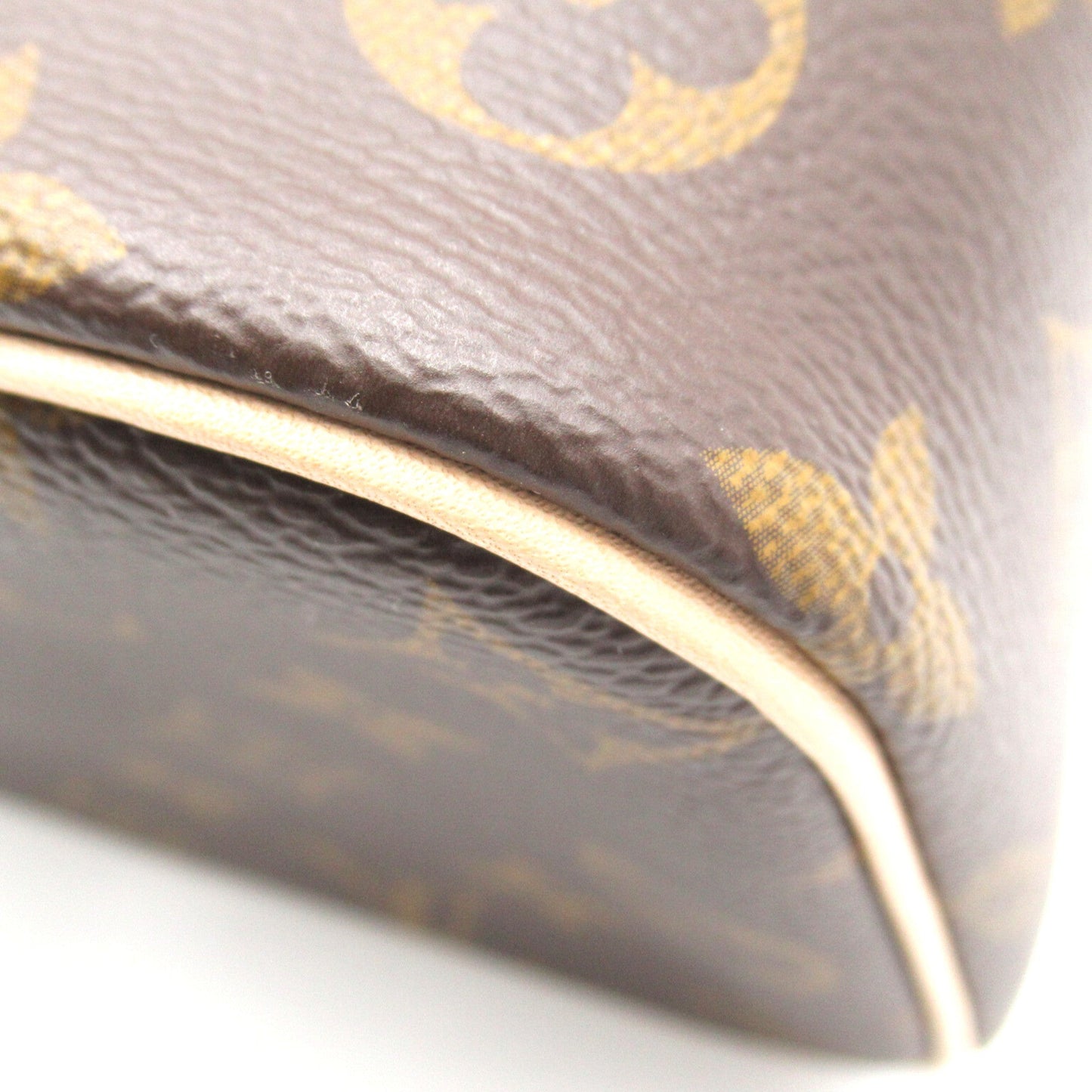 LOUIS VUITTON Nice Mini Vanity Bag Brown Monogram PVC coated canvas M44495