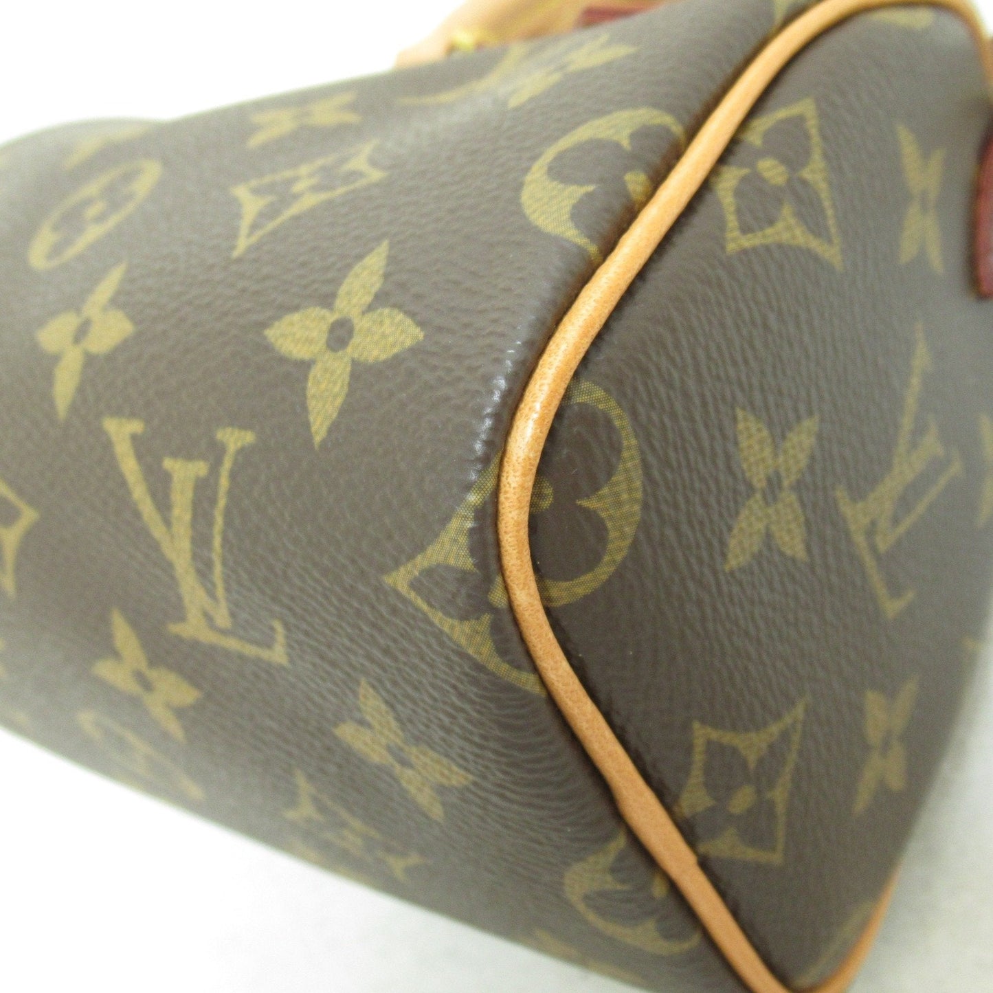 LOUIS VUITTON Nano speedy Brown Monogram PVC coated canvas M61252