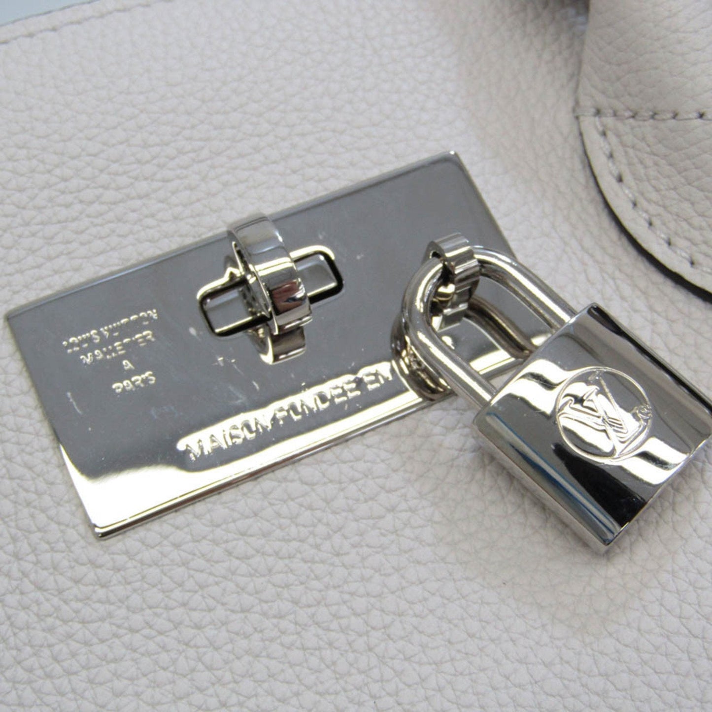 LOUIS VUITTON Milla MM M55024 Women's Handbag,Shoulder Bag White
