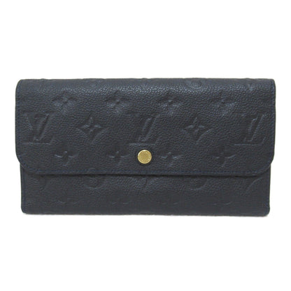LOUIS VUITTON Portefeiulle Virtuos Navy Infini Monogram empreinte leather M60258