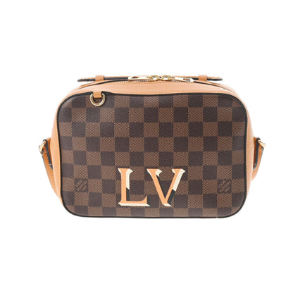 LOUIS VUITTON Damier Santa Monica Saffron N40178 Women's Canvas Shoulder Bag
