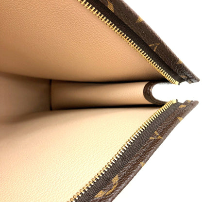 LOUIS VUITTON Posh Toilette 26 M47542 Brown Gold Hardware Pouch Monogram Women's Second Bag