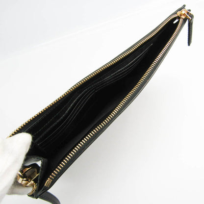 Gucci 547613 Women's Leather Clutch Bag Black
