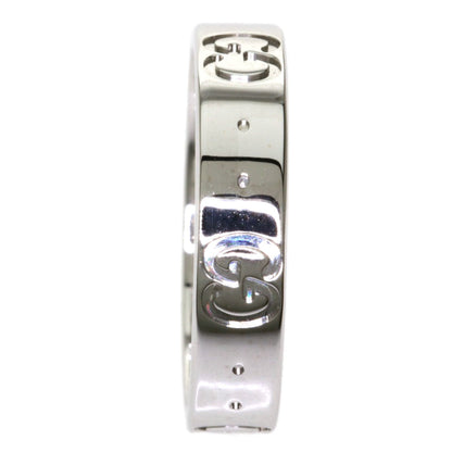 Gucci Icon Ring # 8 K18 White Gold Ladies