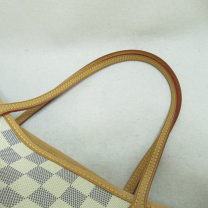 LOUIS VUITTON Neverfull MM Ivory Damier Azur PVC coated canvas N51107