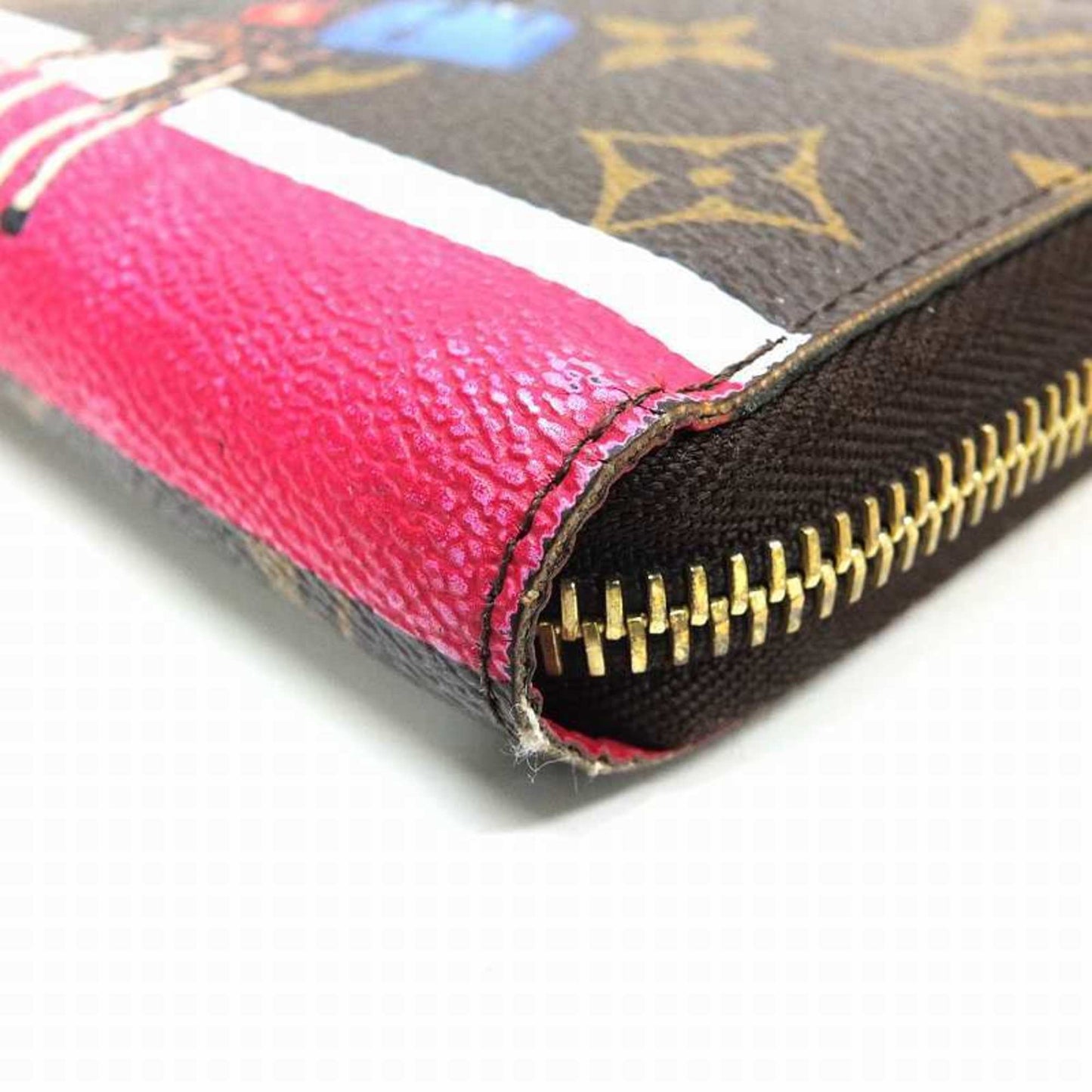 LOUIS VUITTON Zippy M62085 Wallet 2017 Holiday Collection Monogram Round Long Giraffe