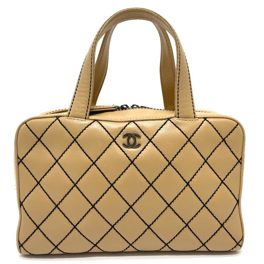 Chanel CC Mark Bag   Tote Bag Hand Bag Beige