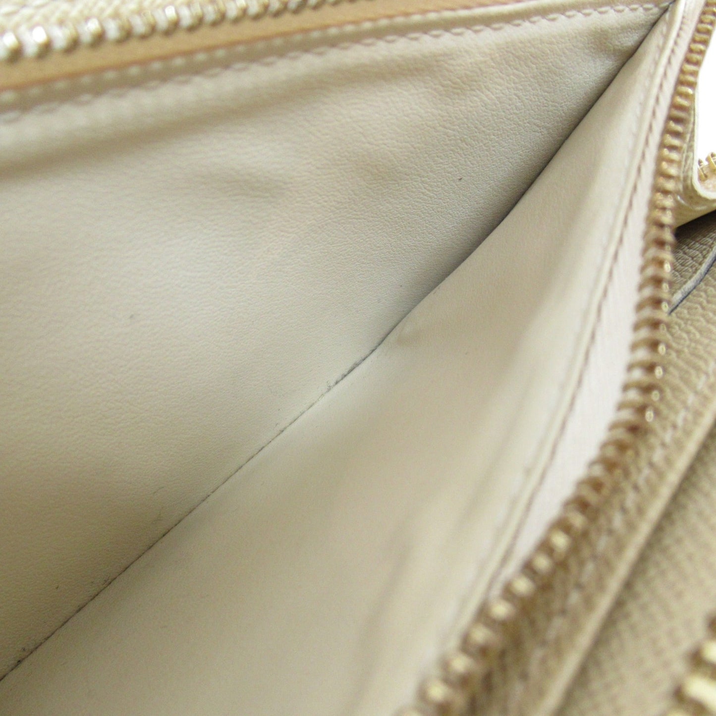 LOUIS VUITTON Zippy Wallet Round Long Wallet Ivory Damier Azur PVC coated canvas N60019