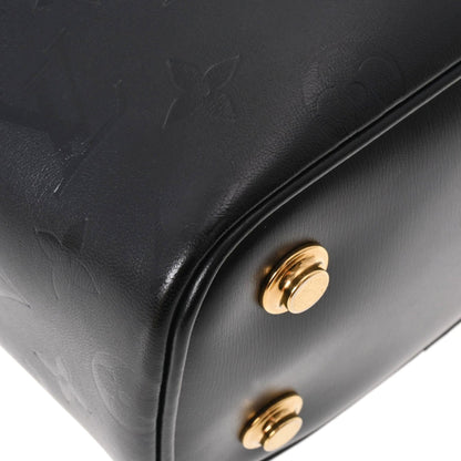 LOUIS VUITTON Monogram Ink Vanity PM Black M57118 Women's Leather Handbag