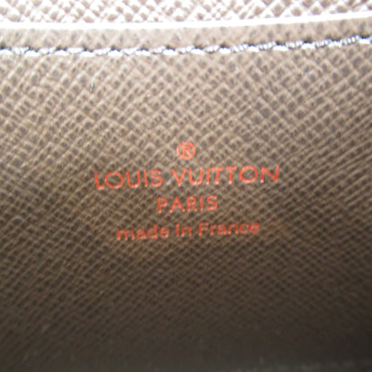 LOUIS VUITTON Zippy coin purse Brown Ebene Damier PVC coated canvas N63070