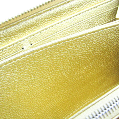 LOUIS VUITTON Zippy Lock Me Japan Limited M63816 Women's Calf Leather Long Wallet [bi-fold] Gold