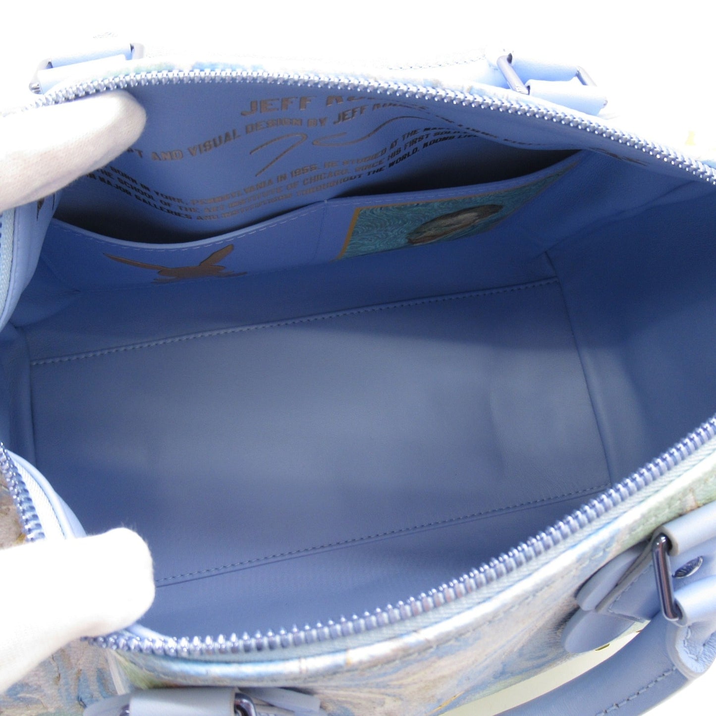 LOUIS VUITTON van gogh speedy 30 Blue PVC coated canvas Masters collection M43314