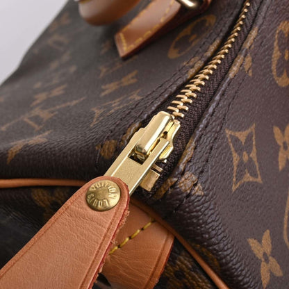 LOUIS VUITTON Monogram Speedy 30 Handbag Boston Bag M41526 Brown Women's