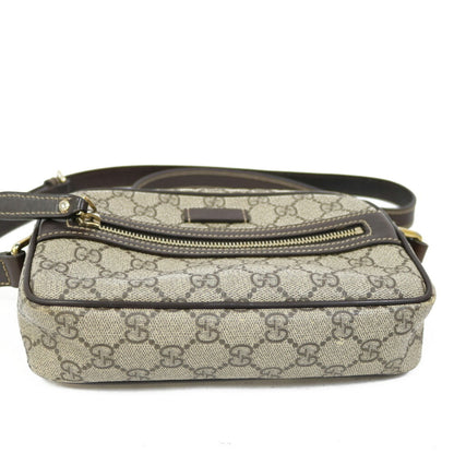 Gucci GG Shoulder Impreme Bag Beige Ladies